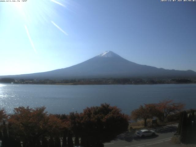 河口湖からの富士山