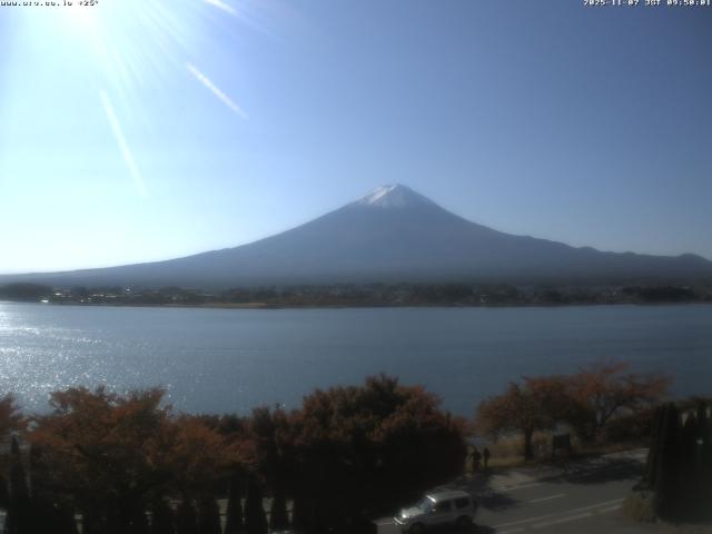 河口湖からの富士山