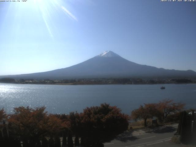 河口湖からの富士山