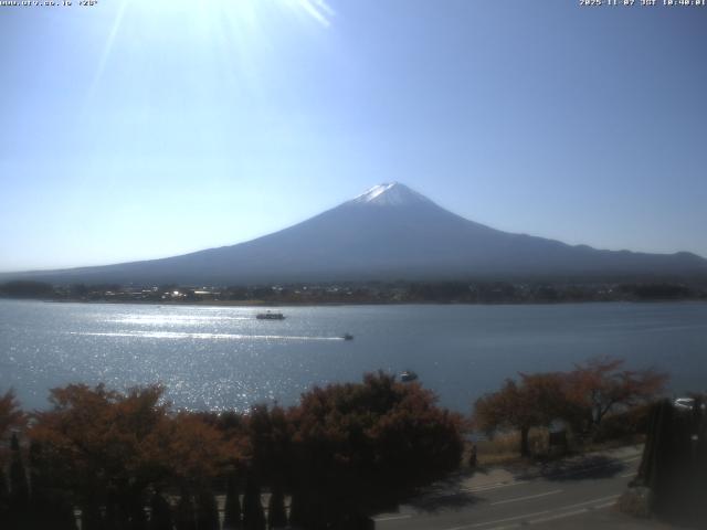 河口湖からの富士山