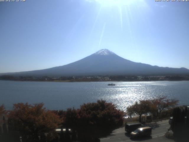 河口湖からの富士山