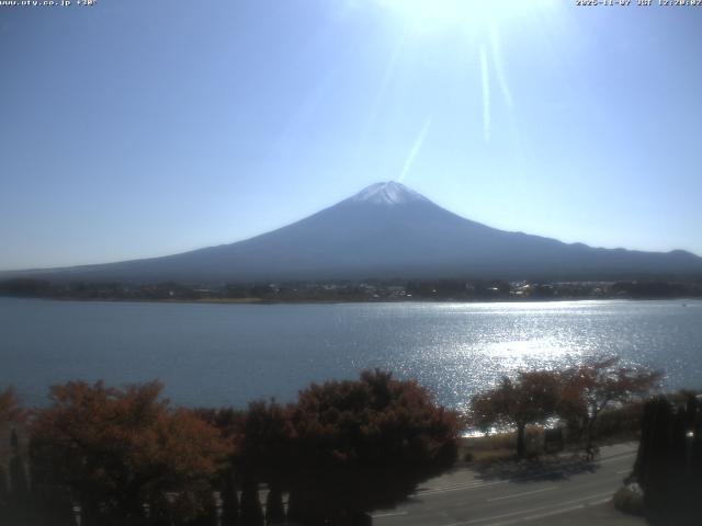 河口湖からの富士山