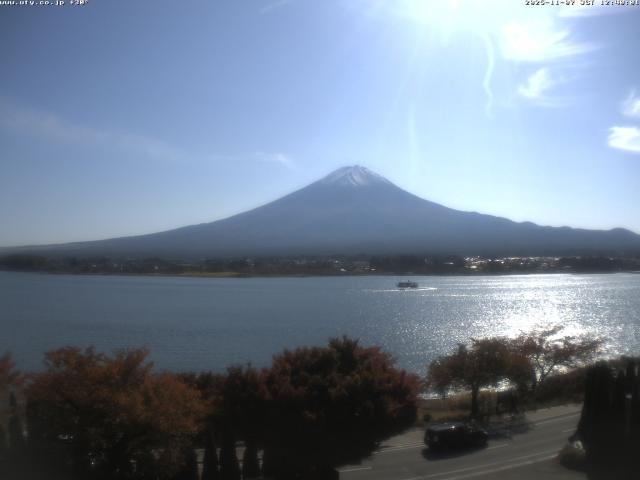 河口湖からの富士山