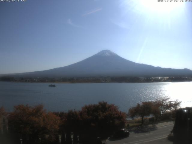 河口湖からの富士山