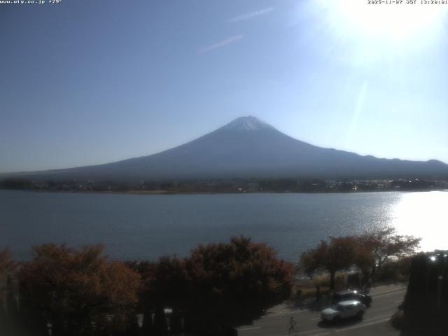 河口湖からの富士山