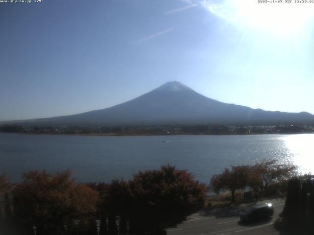 河口湖からの富士山