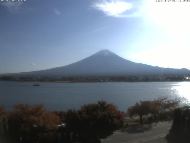 河口湖からの富士山