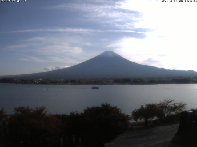 河口湖からの富士山