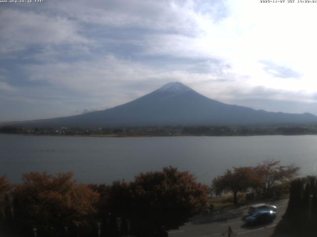 河口湖からの富士山