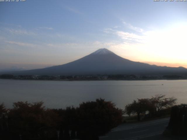 河口湖からの富士山