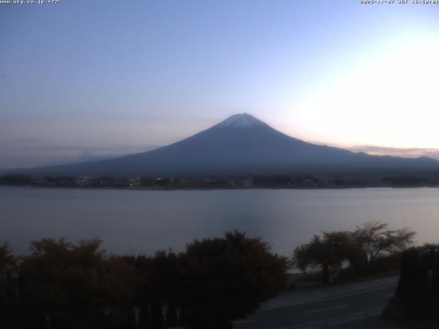 河口湖からの富士山