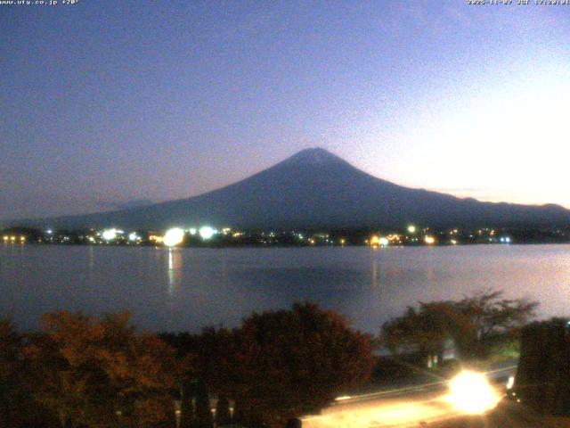 河口湖からの富士山