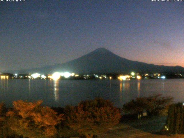 河口湖からの富士山