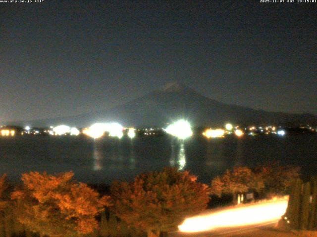 河口湖からの富士山