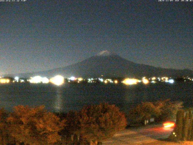 河口湖からの富士山