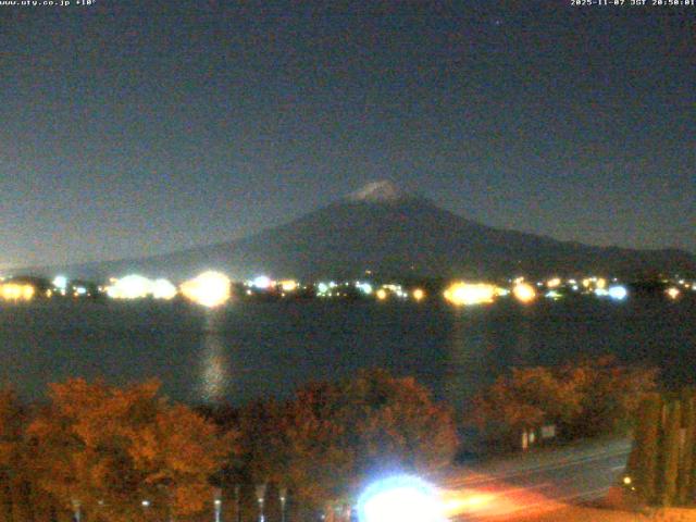河口湖からの富士山