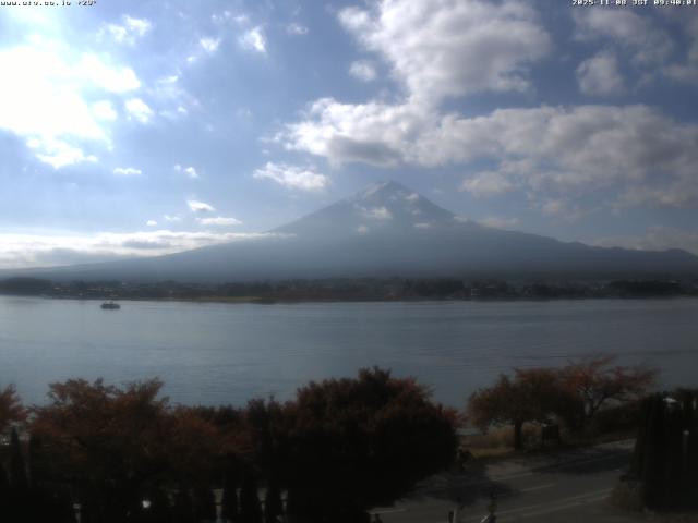 河口湖からの富士山