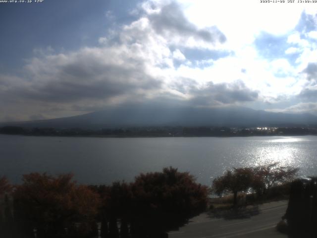 河口湖からの富士山