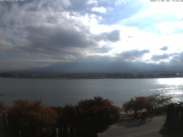 河口湖からの富士山