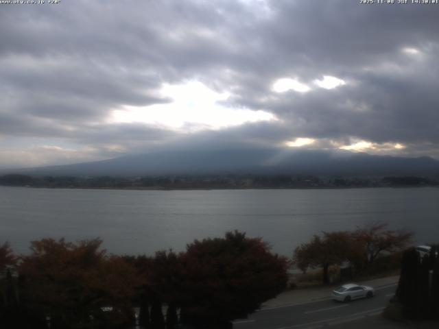 河口湖からの富士山