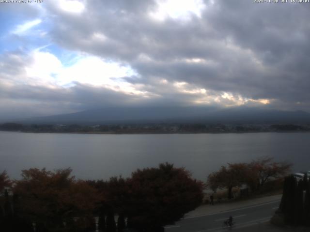 河口湖からの富士山