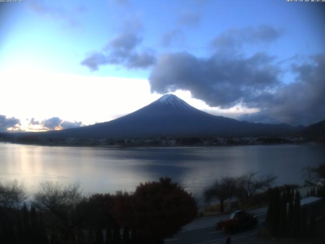 河口湖からの富士山