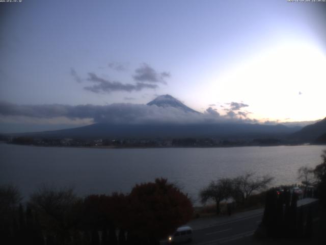 河口湖からの富士山