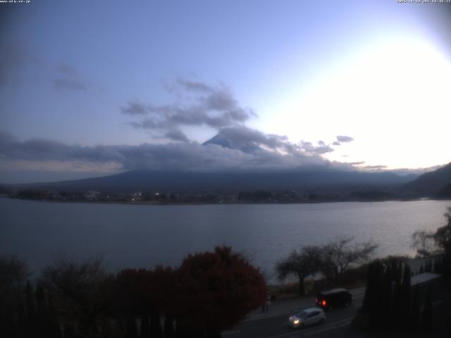河口湖からの富士山