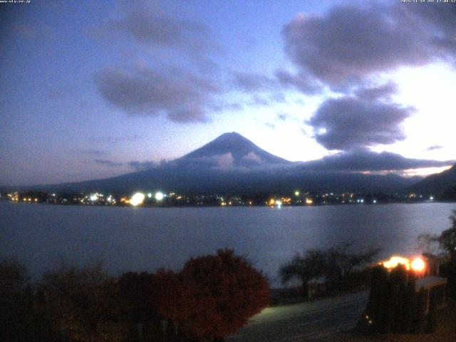河口湖からの富士山