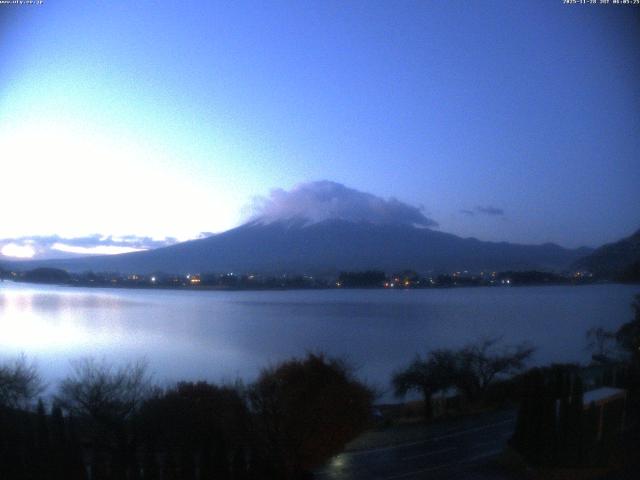 河口湖からの富士山