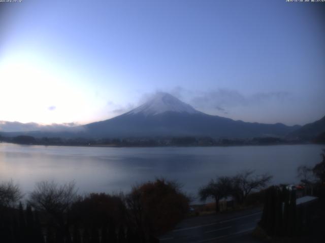 河口湖からの富士山