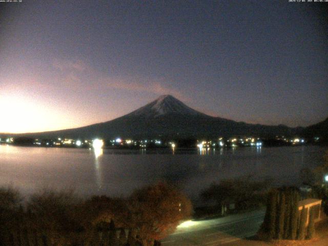 河口湖からの富士山