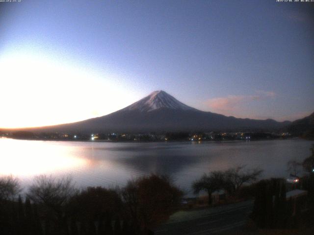 河口湖からの富士山