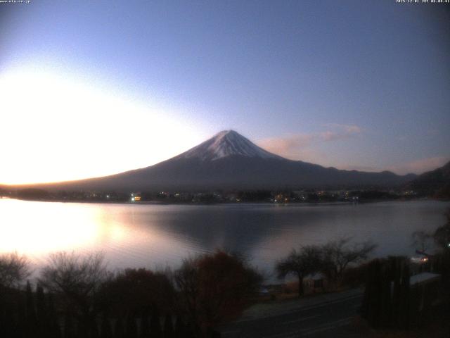 河口湖からの富士山