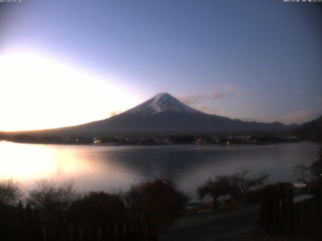 河口湖からの富士山