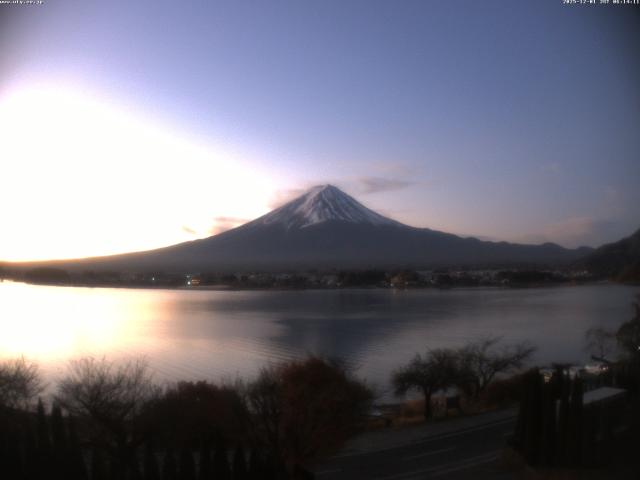 河口湖からの富士山