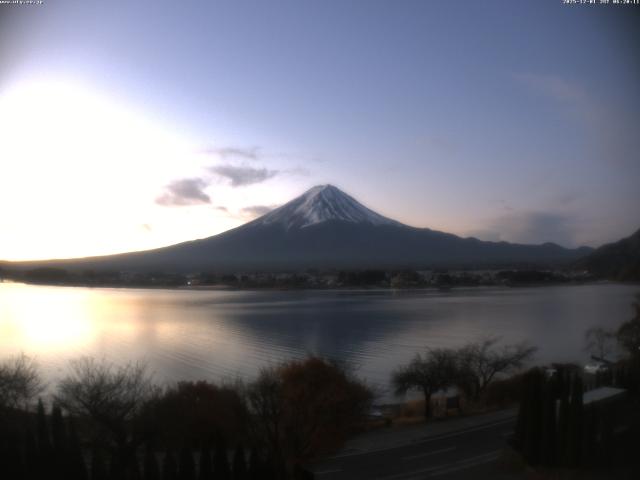 河口湖からの富士山
