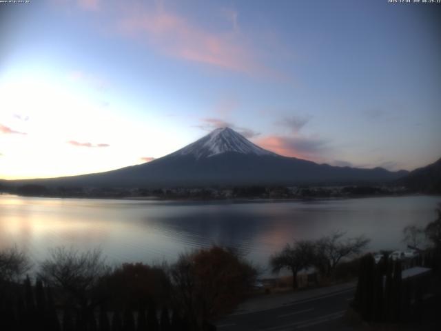 河口湖からの富士山