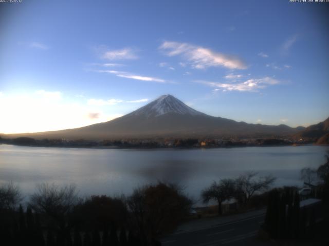 河口湖からの富士山