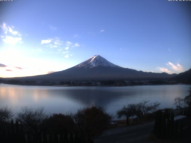 河口湖からの富士山
