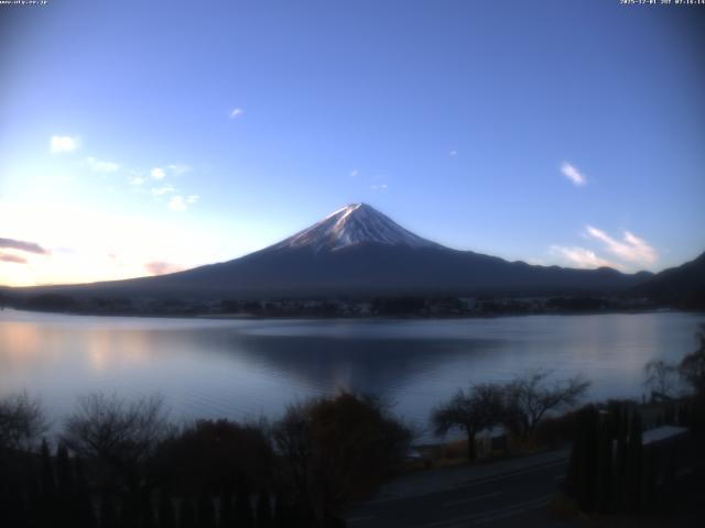 河口湖からの富士山
