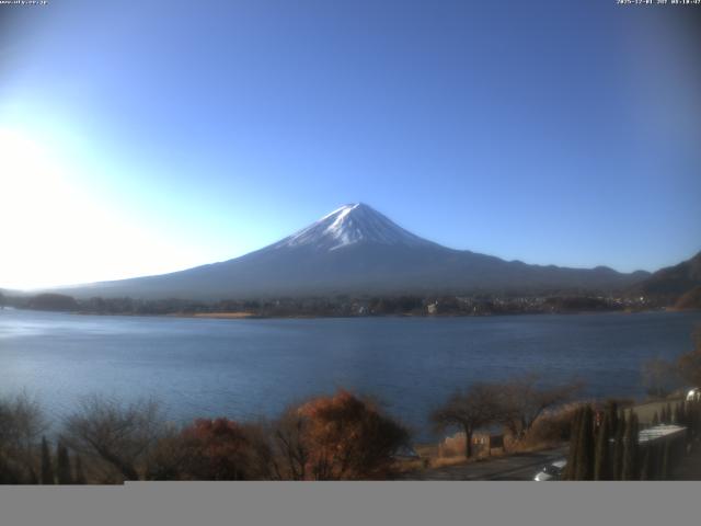 河口湖からの富士山