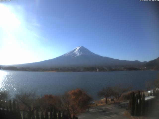 河口湖からの富士山