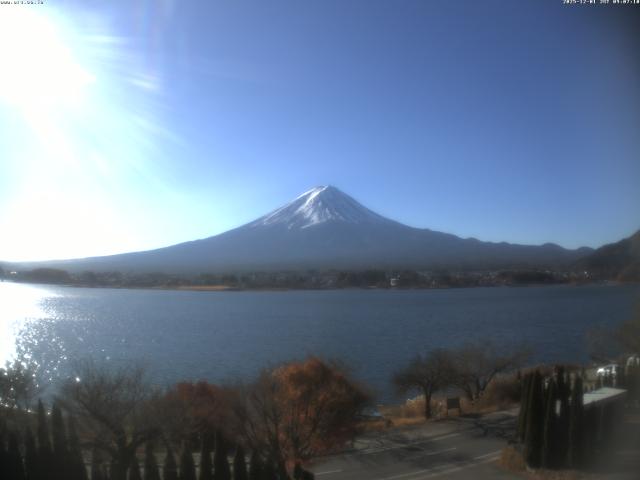 河口湖からの富士山