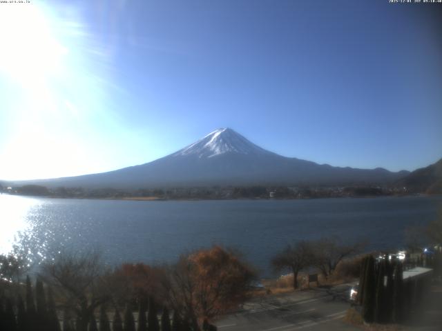 河口湖からの富士山