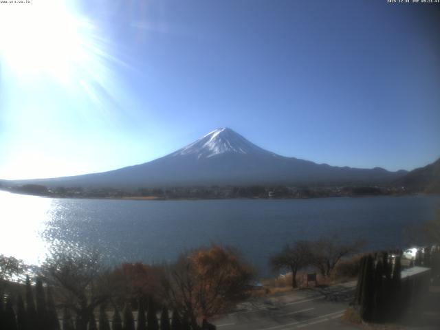 河口湖からの富士山