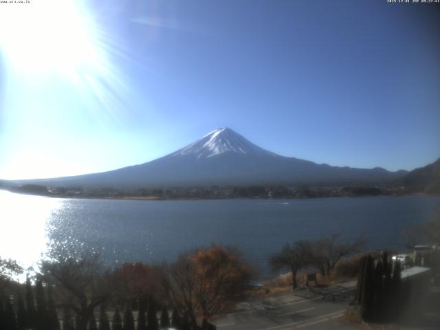 河口湖からの富士山