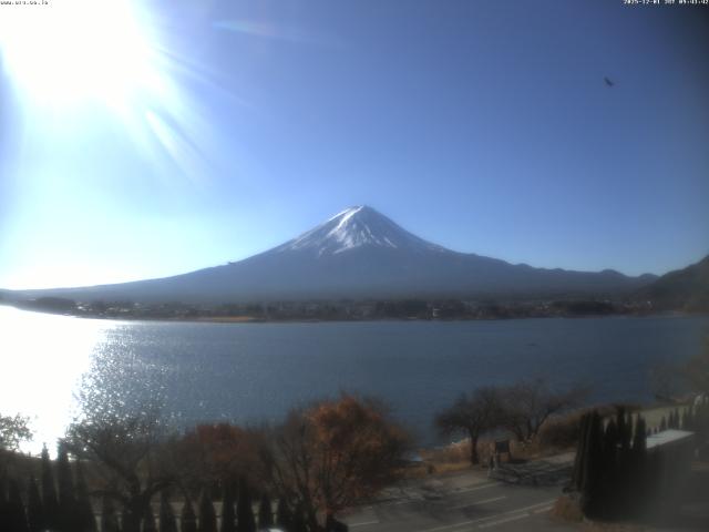 河口湖からの富士山