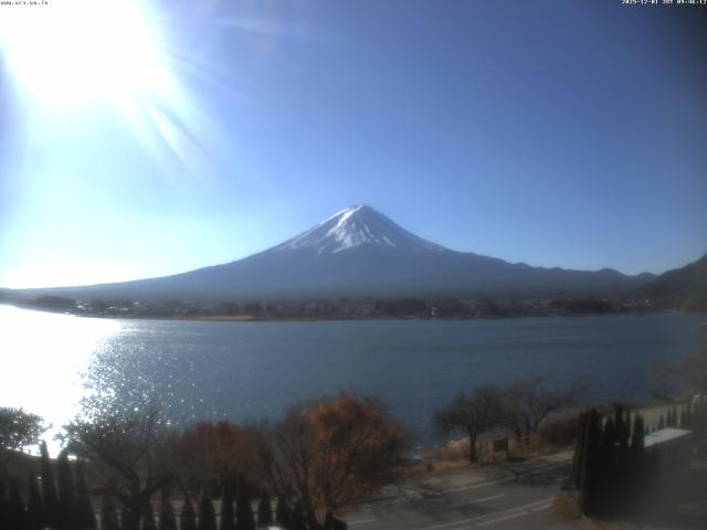 河口湖からの富士山