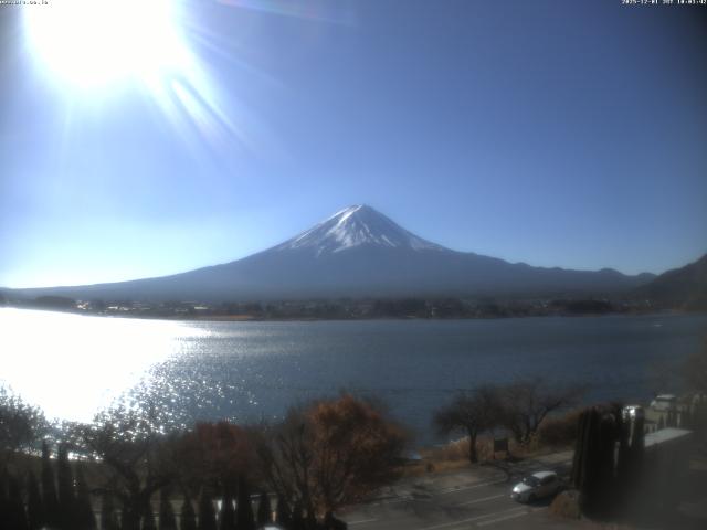 河口湖からの富士山